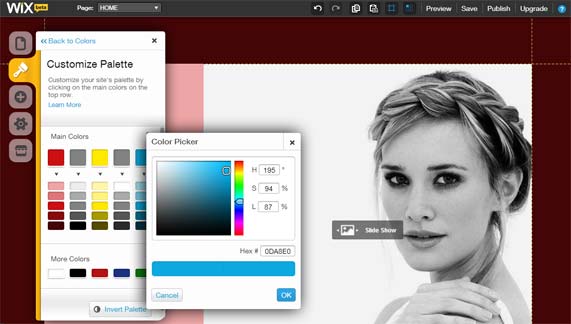 A simple 'drag and drop' interface